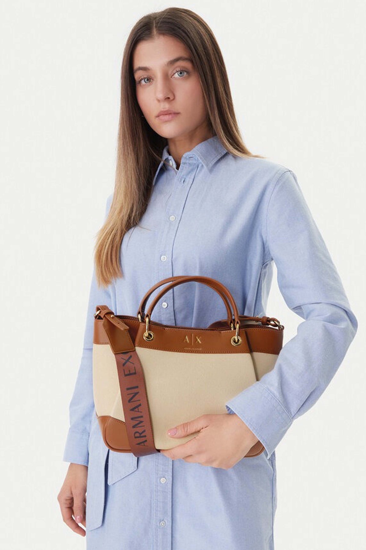 ARMANI EXCHANGE XW AF en color MARRON (1)