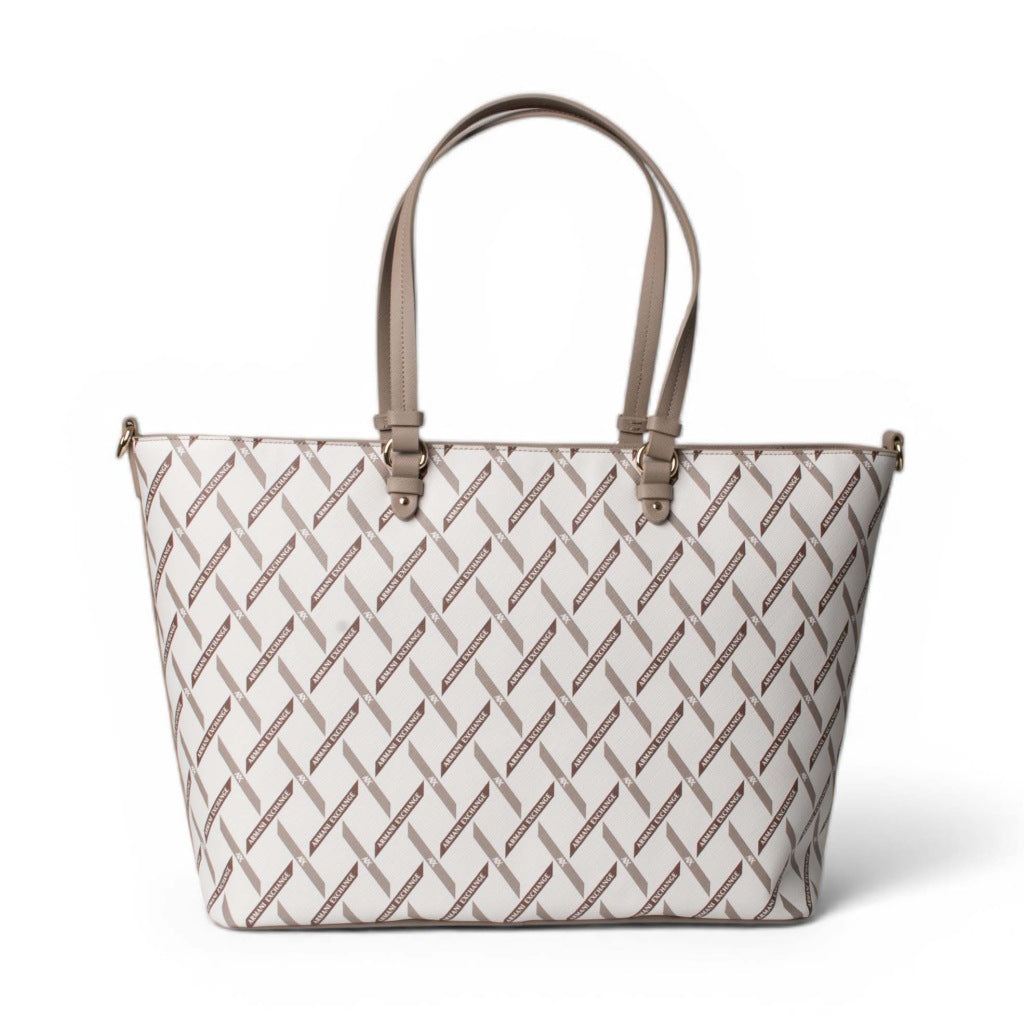 ARMANI EXCHANGE AF SHOPPING BAG en color BEIS (5)