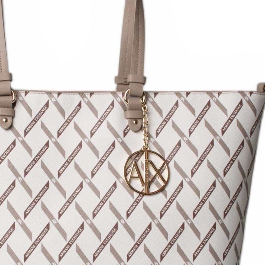 ARMANI EXCHANGE AF SHOPPING BAG en color BEIS (6)