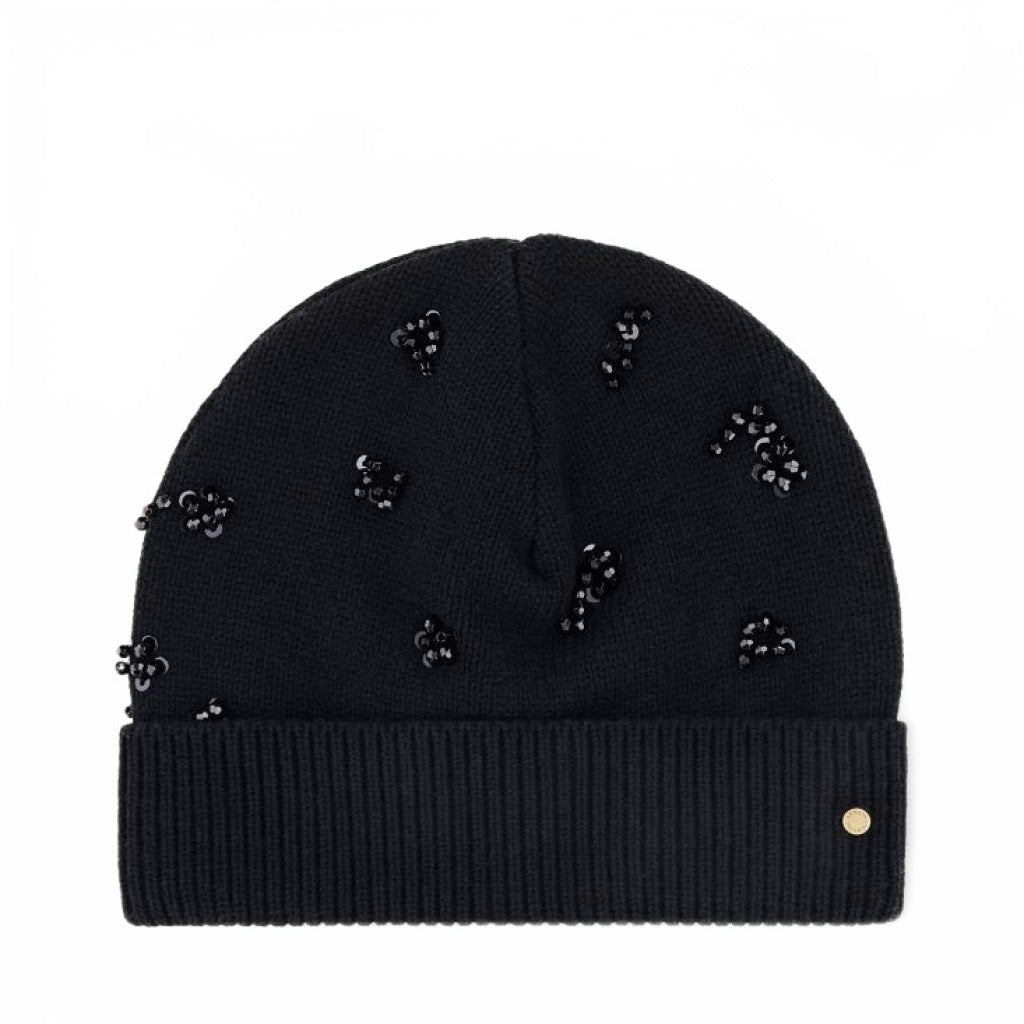 ARMANI EXCHANGE XW AF BEANIE HAT en color NEGRO (4)