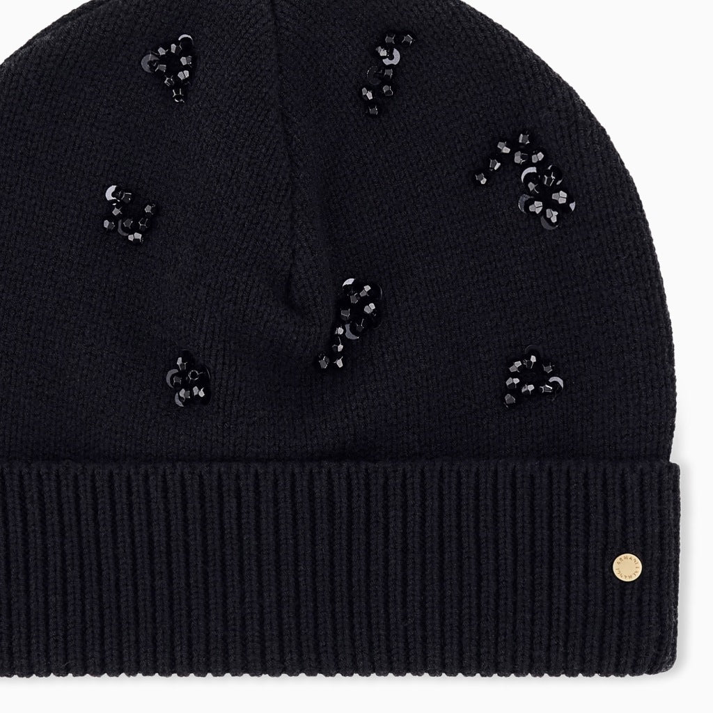 ARMANI EXCHANGE XW AF BEANIE HAT en color NEGRO (5)