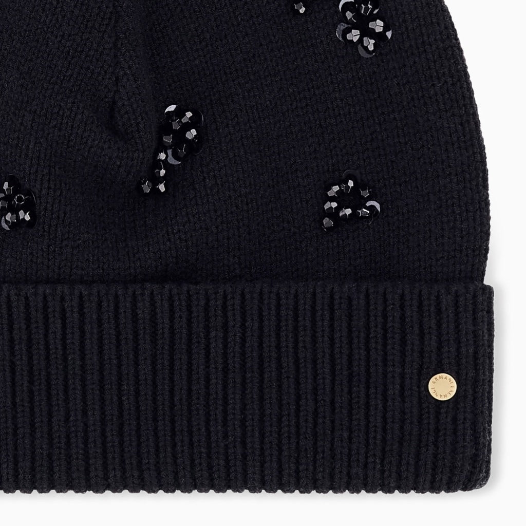 ARMANI EXCHANGE XW AF BEANIE HAT en color NEGRO (6)