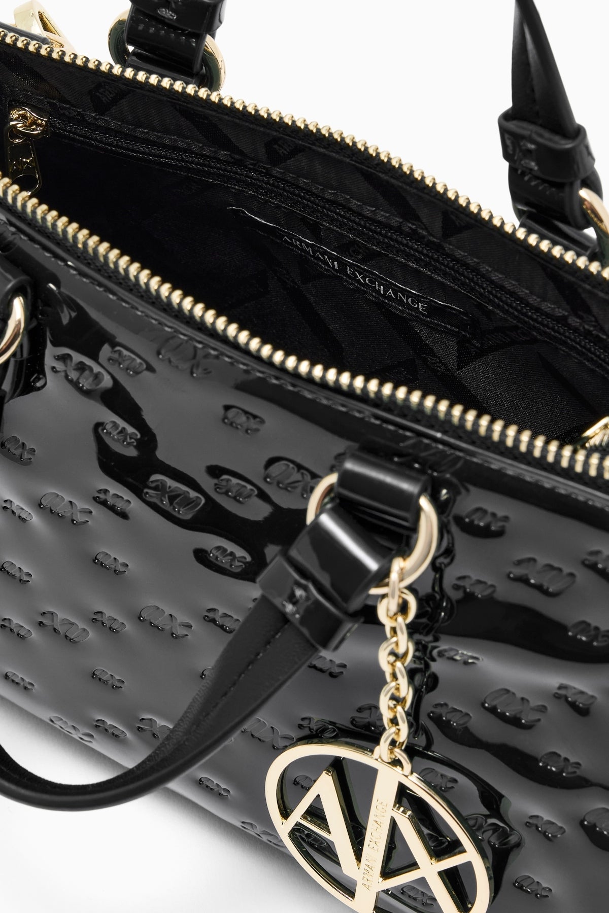 ARMANI EXCHANGE XW AF TOP HANDLE BAG en color NEGRO (4)