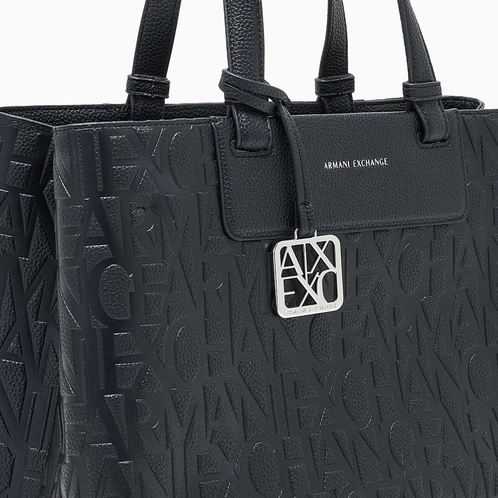 ARMANI EXCHANGE XW AF SHOPPING BAG en color NEGRO (6)