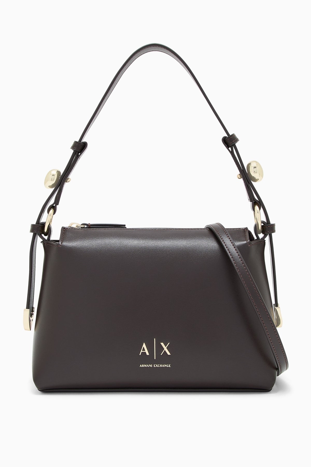 ARMANI EXCHANGE XW AF SHOULDER BAG en color MARRON (1)