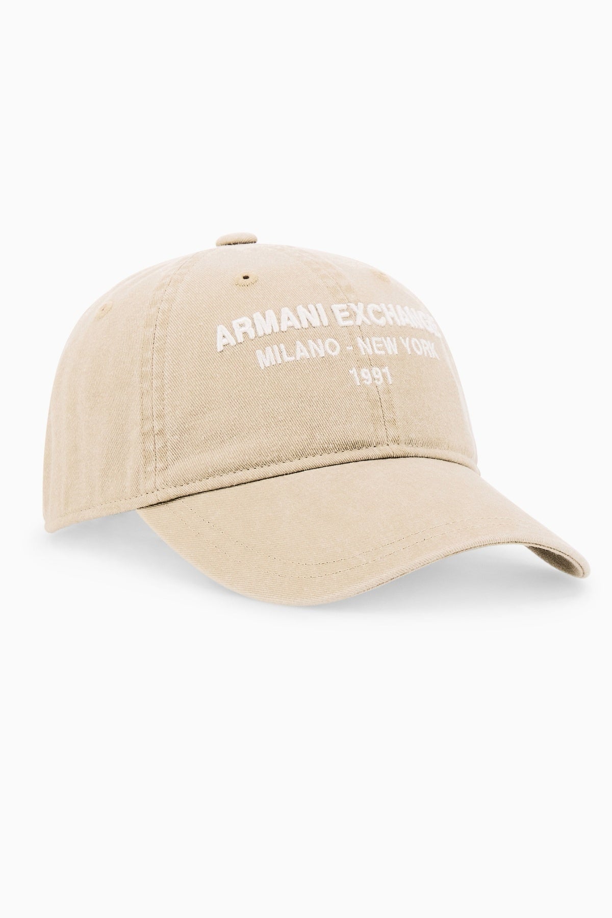 ARMANI EXCHANGE XM AF BASEBALL HAT en color BEIS (1)