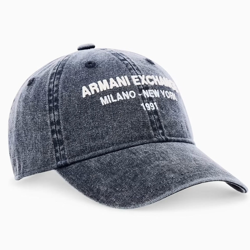 ARMANI EXCHANGE XM AF BASEBALL HAT en color AZUL (4)