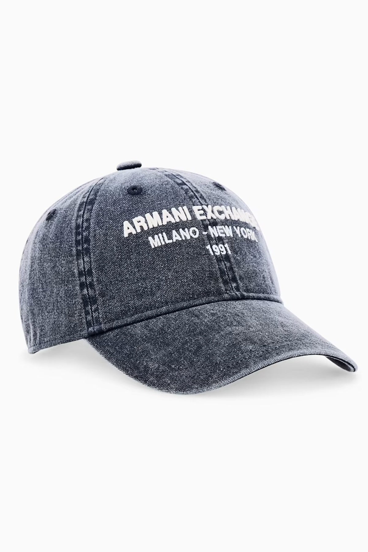 ARMANI EXCHANGE XM AF BASEBALL HAT en color AZUL (1)