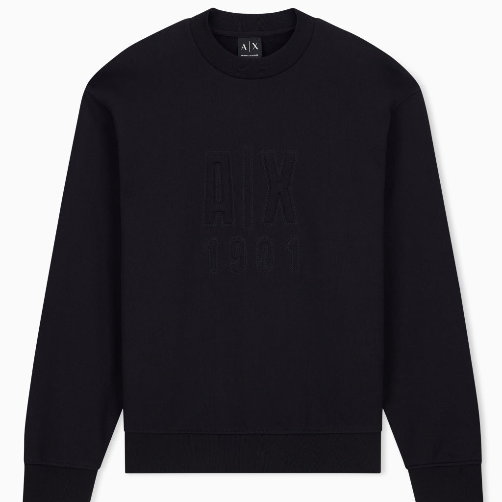 ARMANI EXCHANGE XM AF SWEATSHIRT en color NEGRO (4)