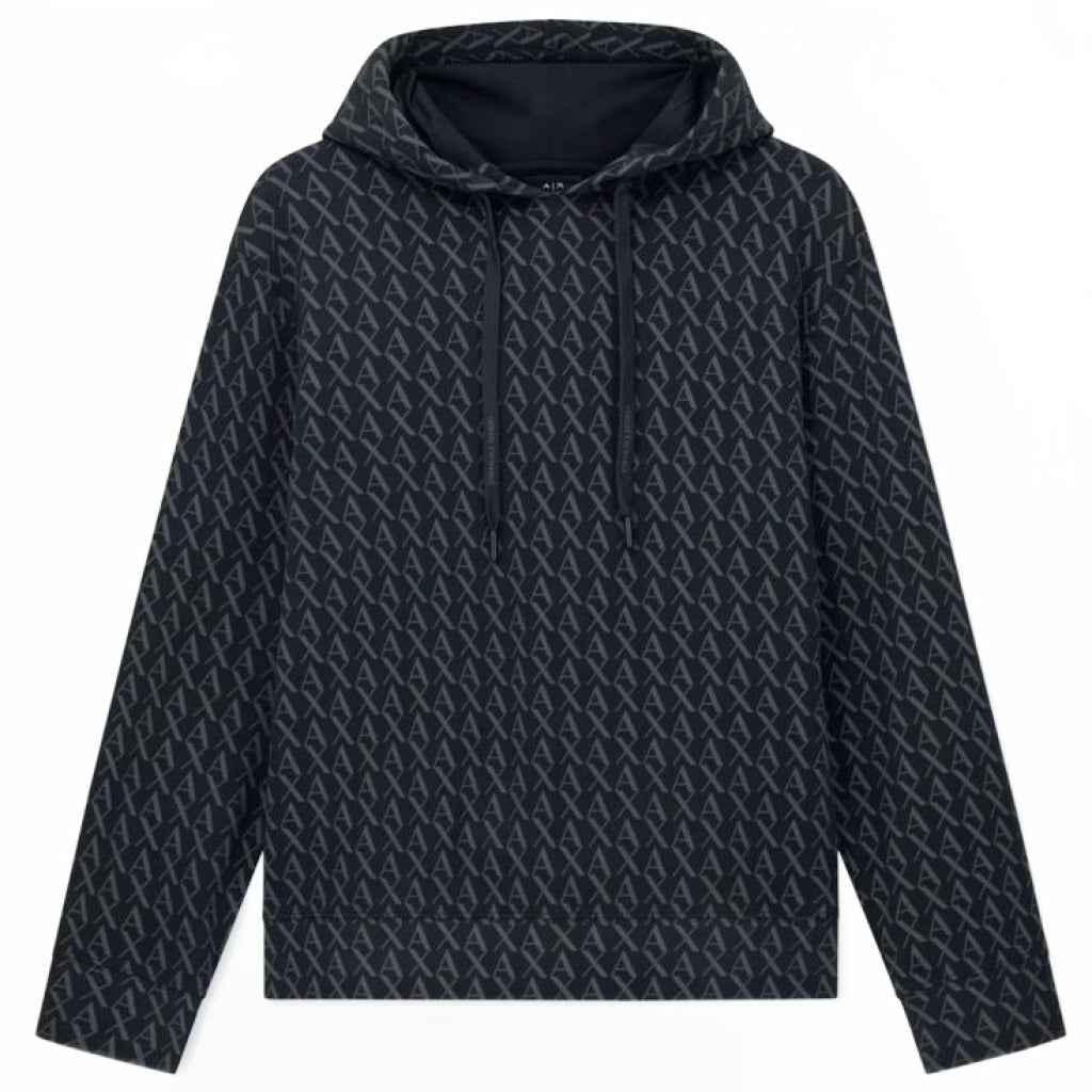 ARMANI EXCHANGE XM AF SWEATSHIRT en color NEGRO (4)