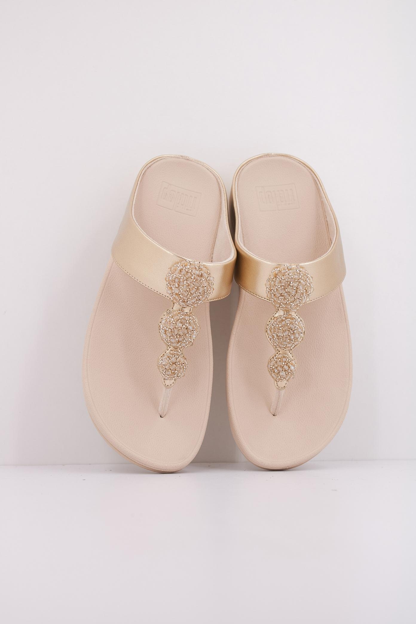 FITFLOP FINO BEADIE BUTTON en color ORO (3)