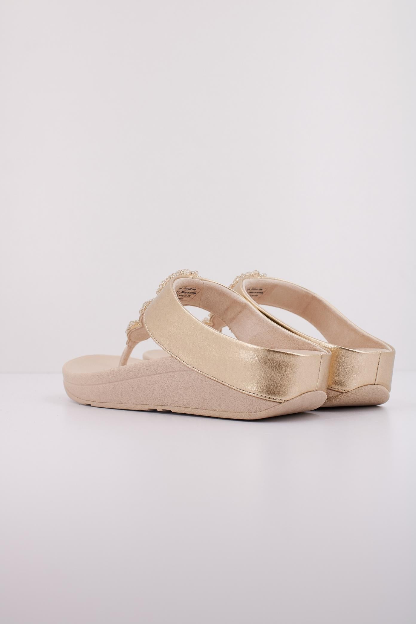 FITFLOP FINO BEADIE BUTTON en color ORO (4)