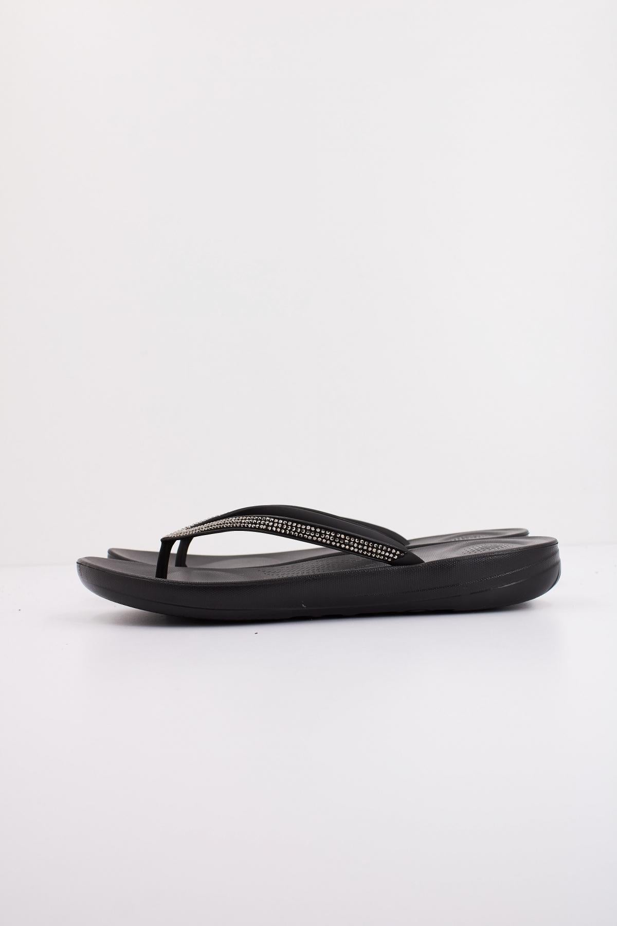 FITFLOP IQUSHION SPARKLE en color NEGRO (1)