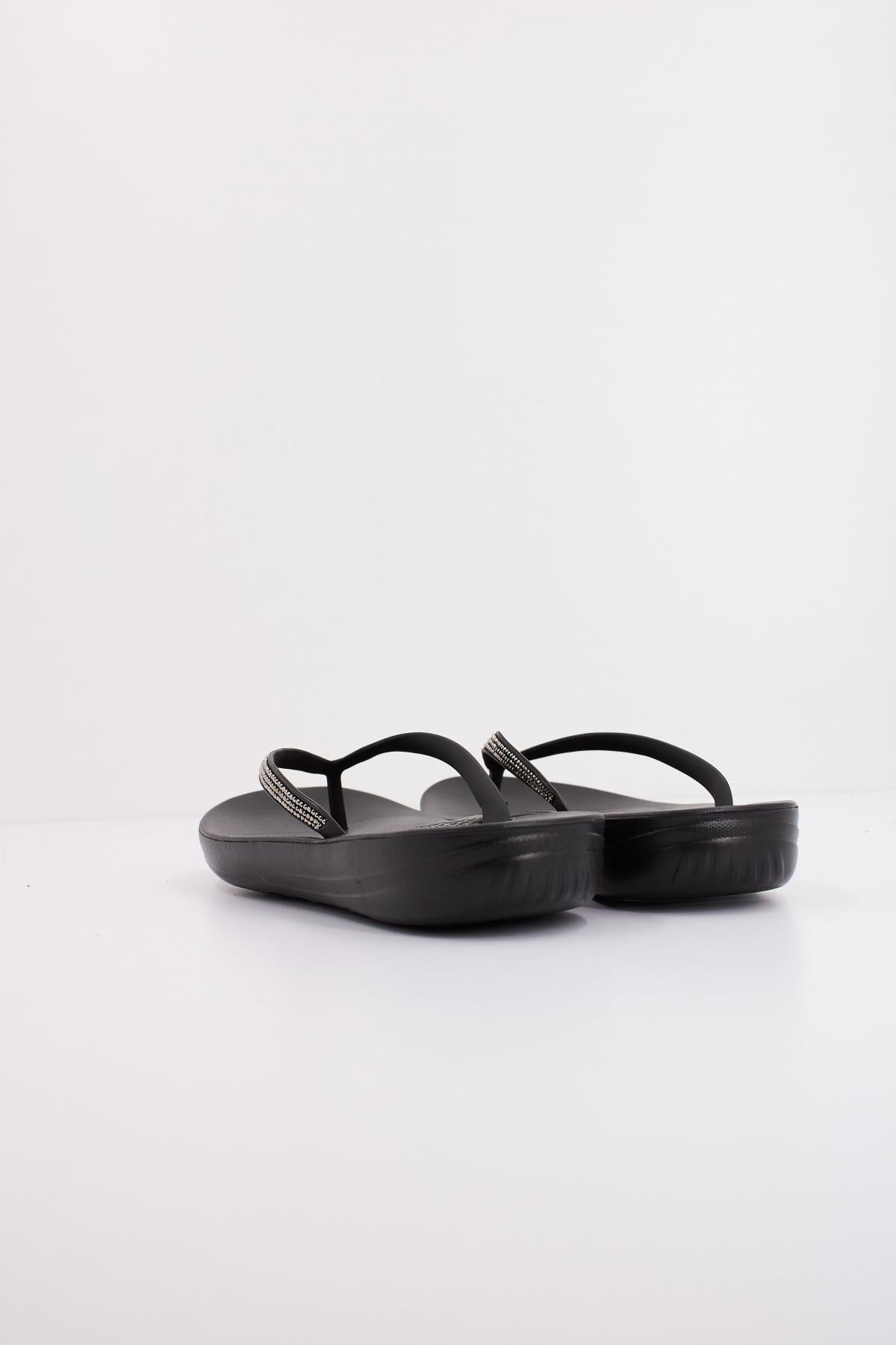 FITFLOP IQUSHION SPARKLE en color NEGRO (4)