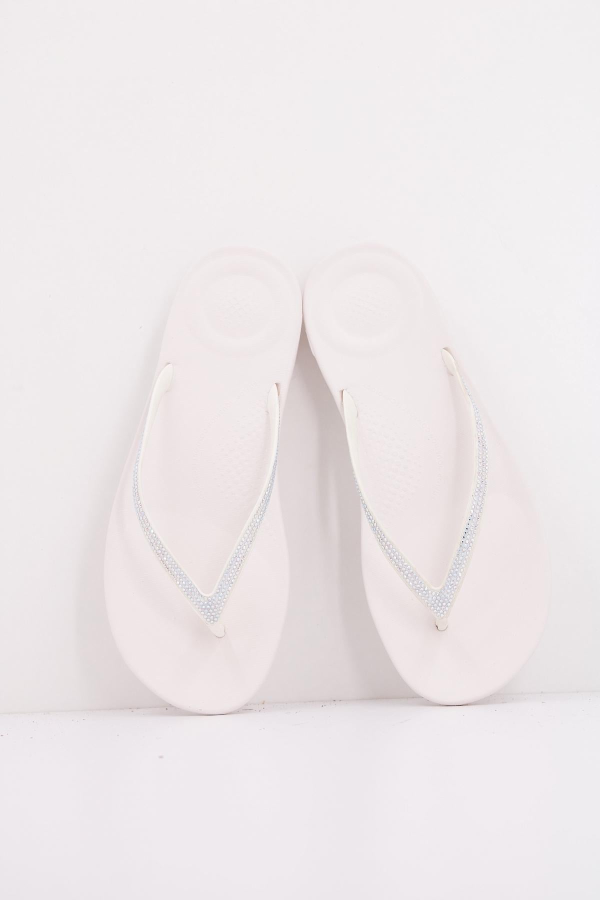 FITFLOP IQUSHION SPARKLE en color BLANCO (3)
