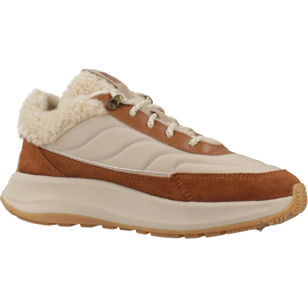 FITFLOP MODE FLOW SHEARLING-MIX SNE en color MARRON (5)