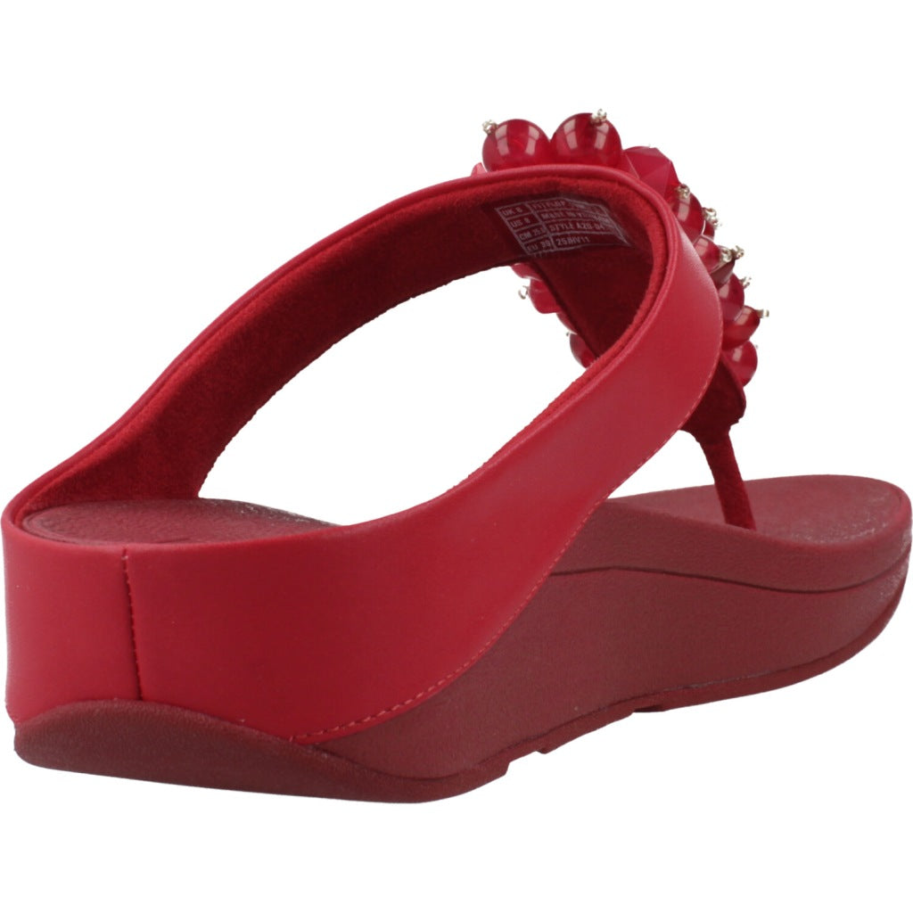 FITFLOP FINO BEAD CLUSTER en color ROJO (3)
