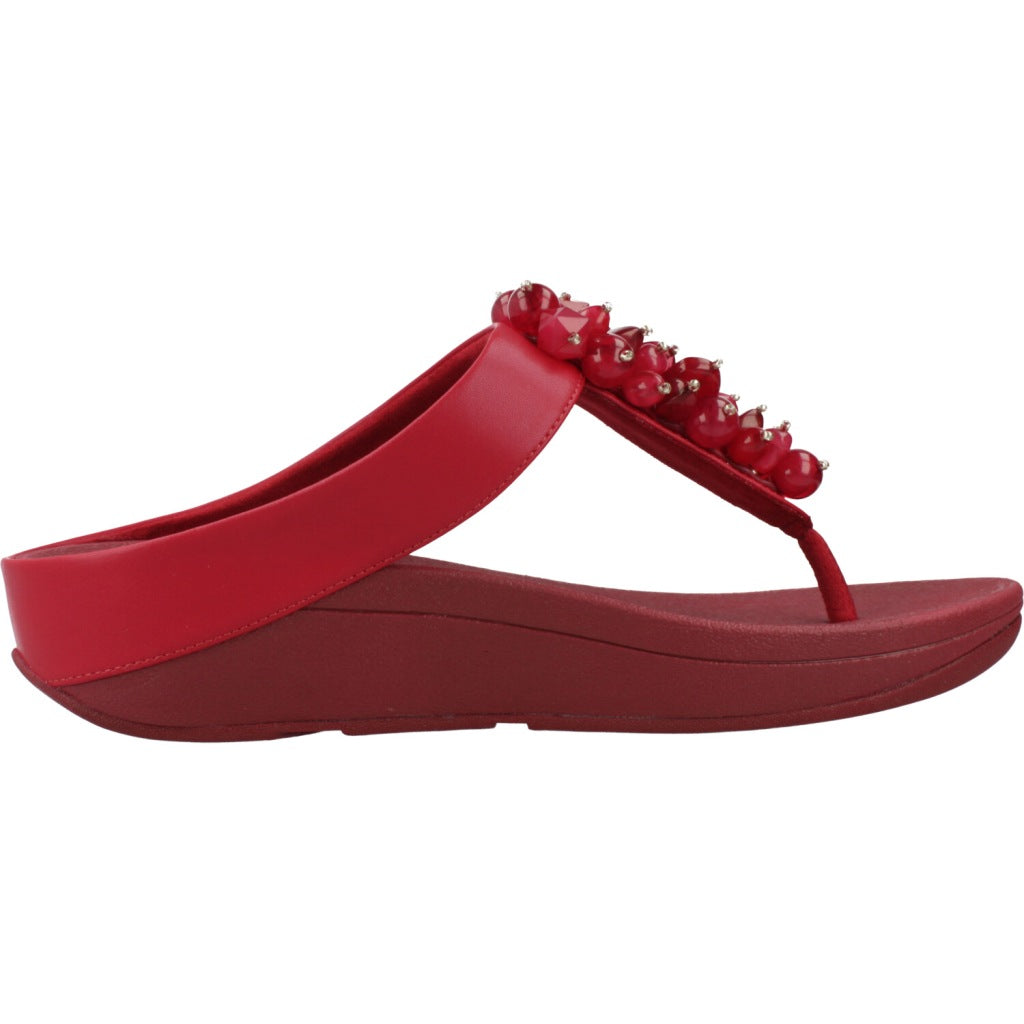 FITFLOP FINO BEAD CLUSTER en color ROJO (4)