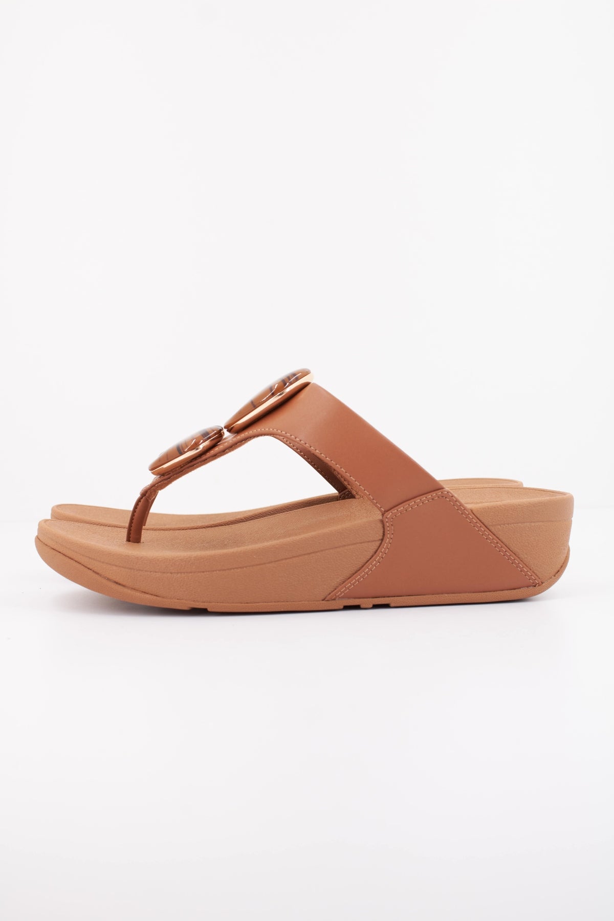 FITFLOP LULU MARBLED STONE en color MARRON (1)