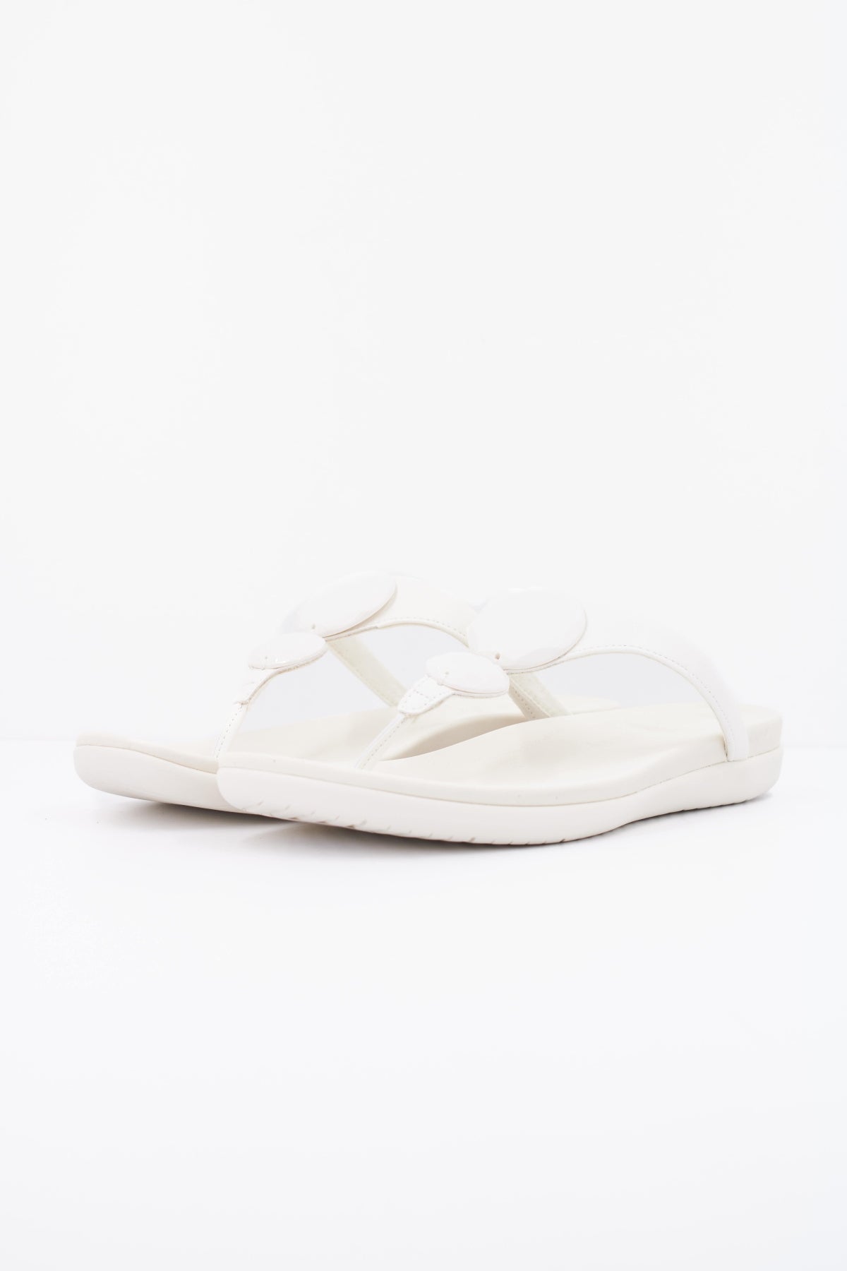FITFLOP SANDALIA SOLAY GLOSSY DISC en color BLANCO (2)