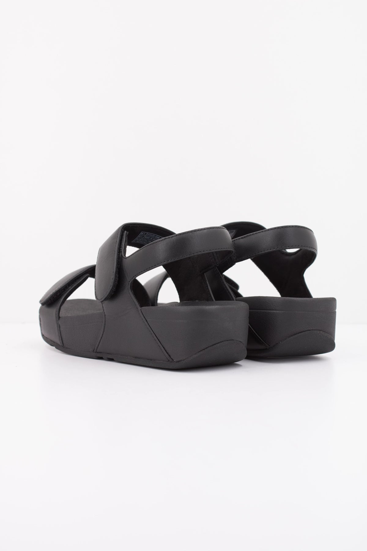 FITFLOP LULU ADJUSTABLE LEATHER en color NEGRO (4)