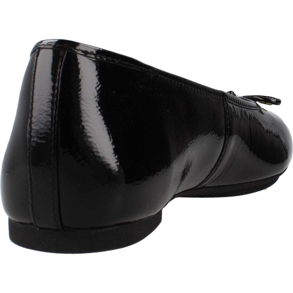 FITFLOP DELICATO BOW TEXTURED PATENT-LEATHER BAL en color NEGRO (3)