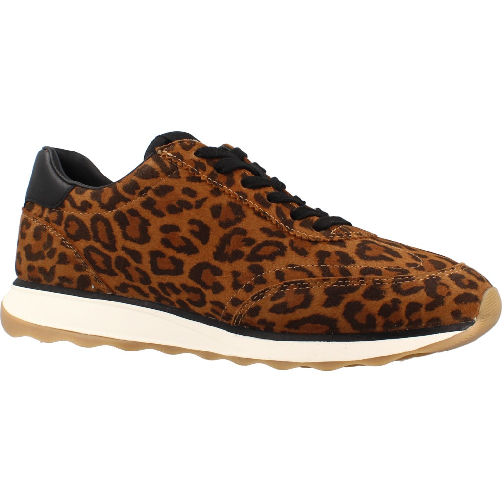 FITFLOP RETRO-Q FF SUEDE LEOPARD TRAINERS en color ANIMAL PRINT (5)