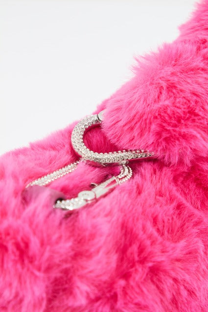 JUICY COUTURE BERRY SMALL HOBO BAG en color ROSA (4)