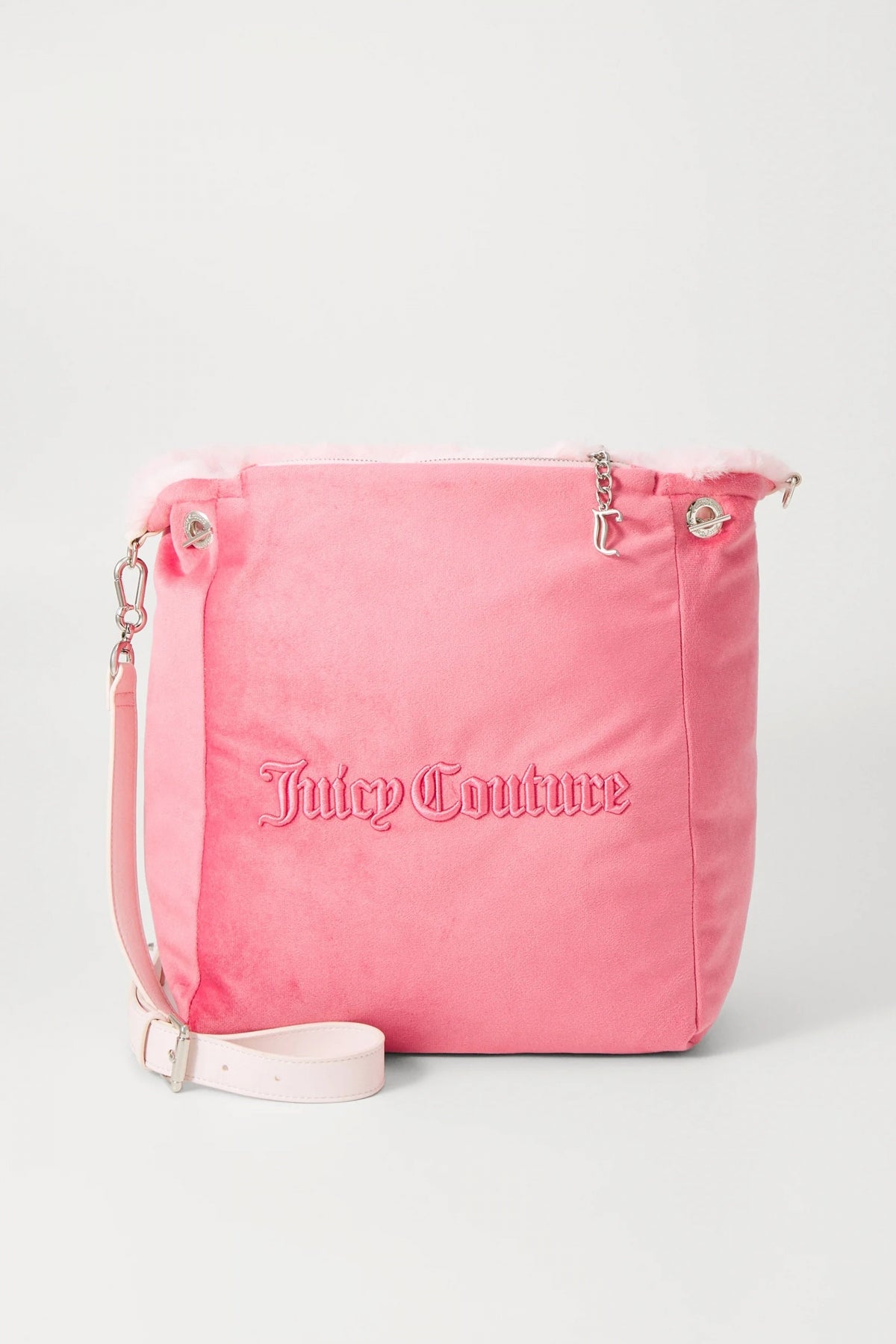 JUICY COUTURE ISABELLE REVERSIBLE BAG FAKE en color ROSA (3)