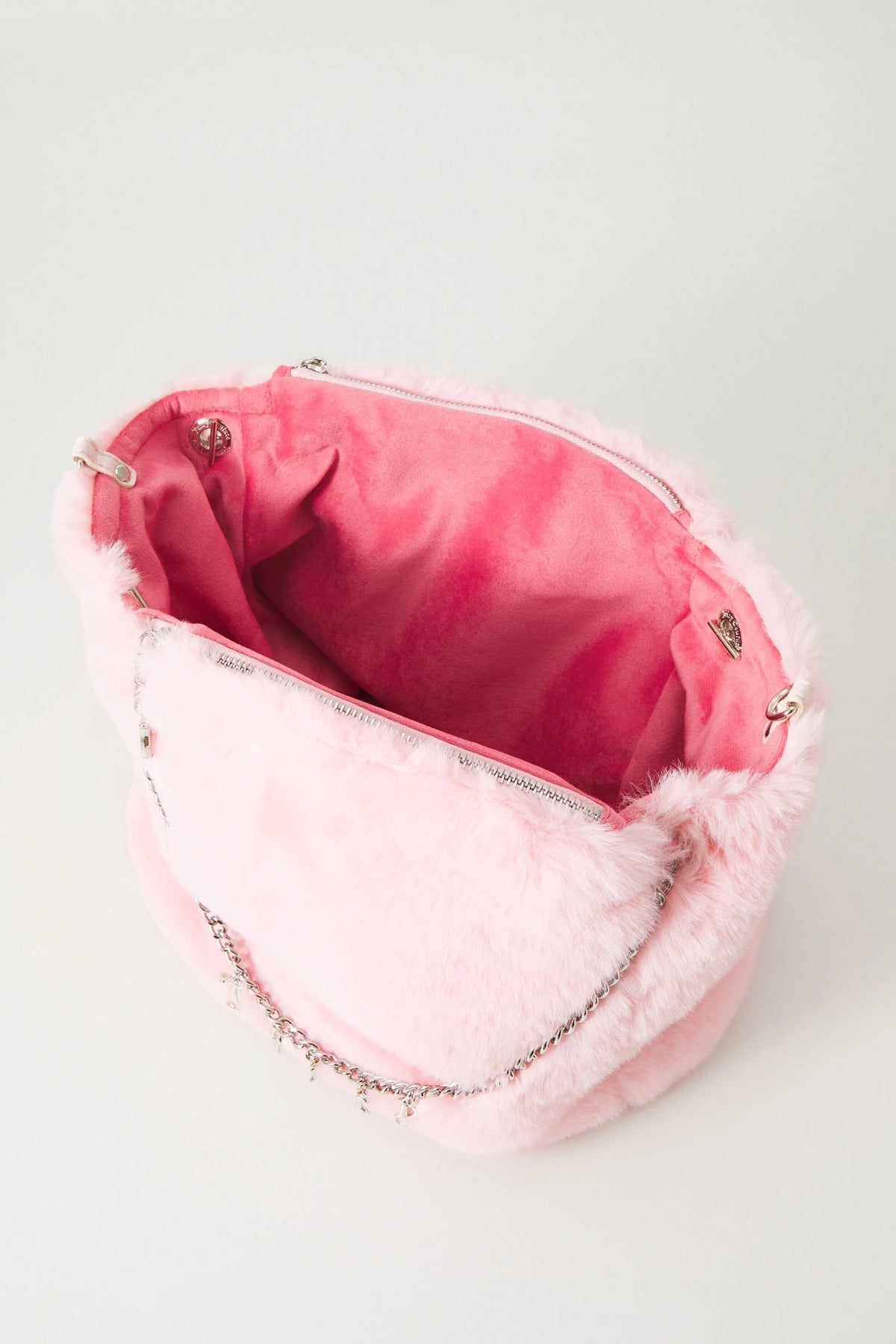 JUICY COUTURE ISABELLE REVERSIBLE BAG FAKE en color ROSA (4)