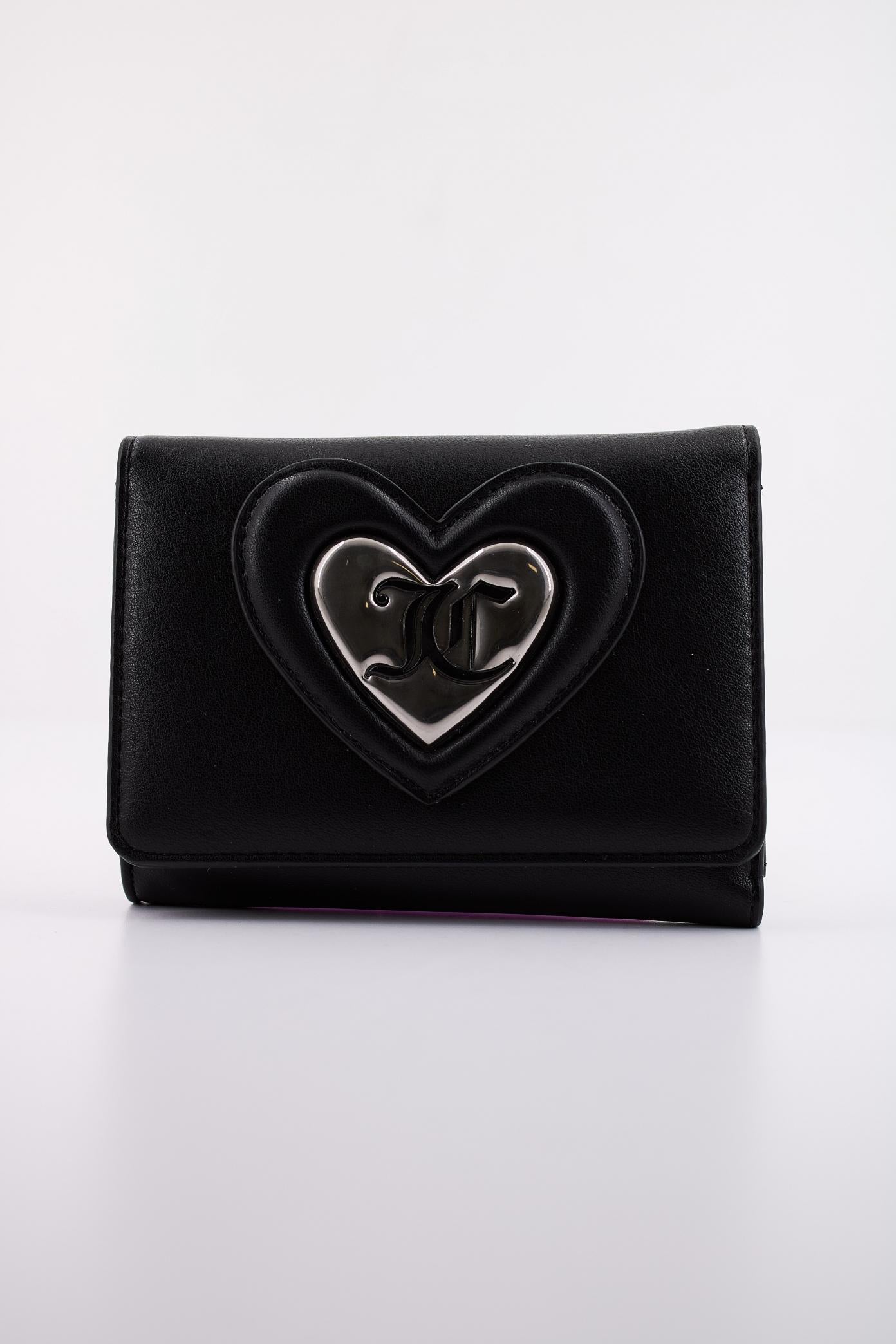 JUICY COUTURE EMILY MEDIUM FLAP W en color NEGRO (1)