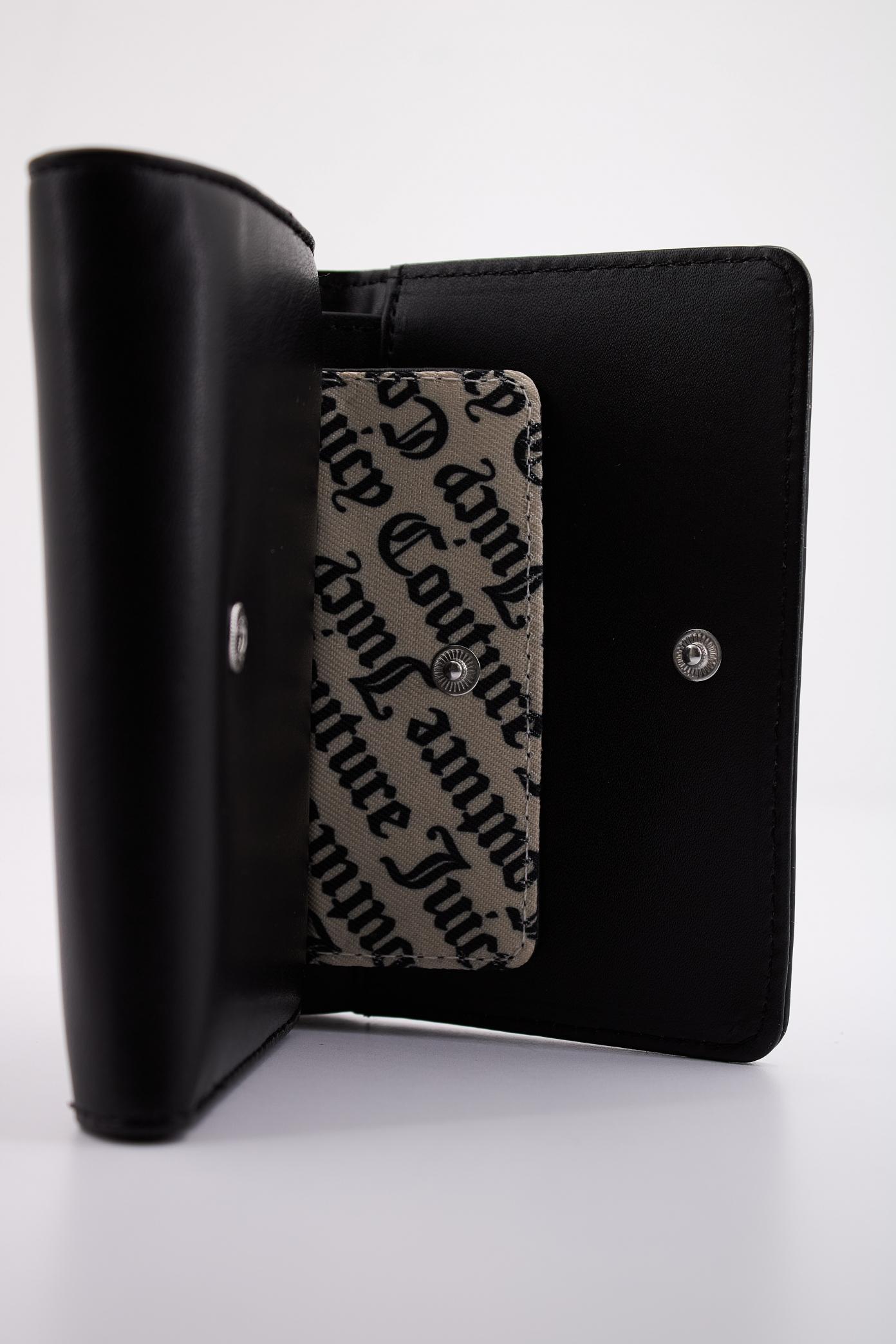 JUICY COUTURE EMILY MEDIUM FLAP W en color NEGRO (4)