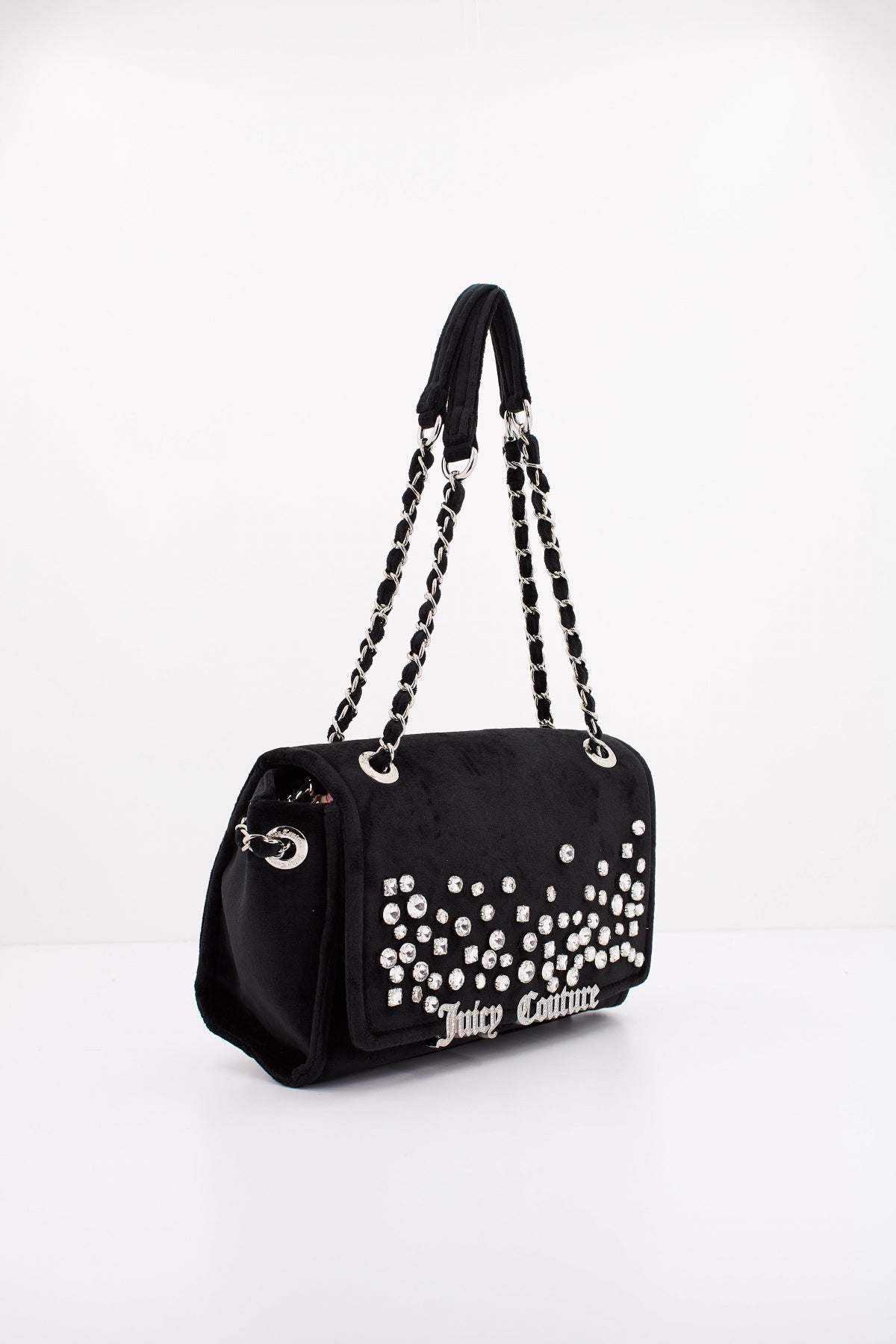 JUICY COUTURE IRIS DIAMANTE FLAP en color NEGRO (2)