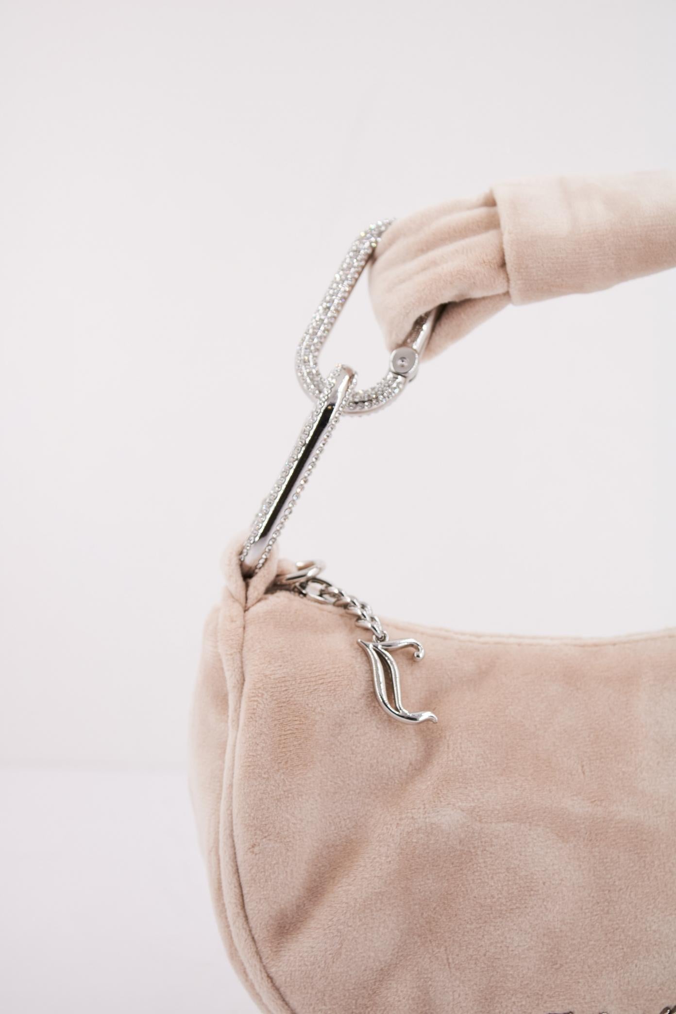 JUICY COUTURE BLOSSOM SMALL HOBO en color MARRON CLARO (4)