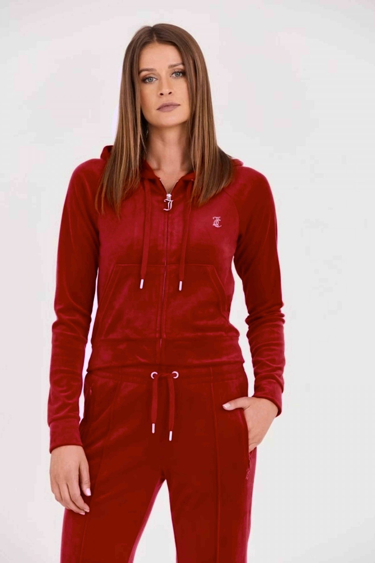 JUICY COUTURE MADISON HOODIES CLA en color ROJO (1)
