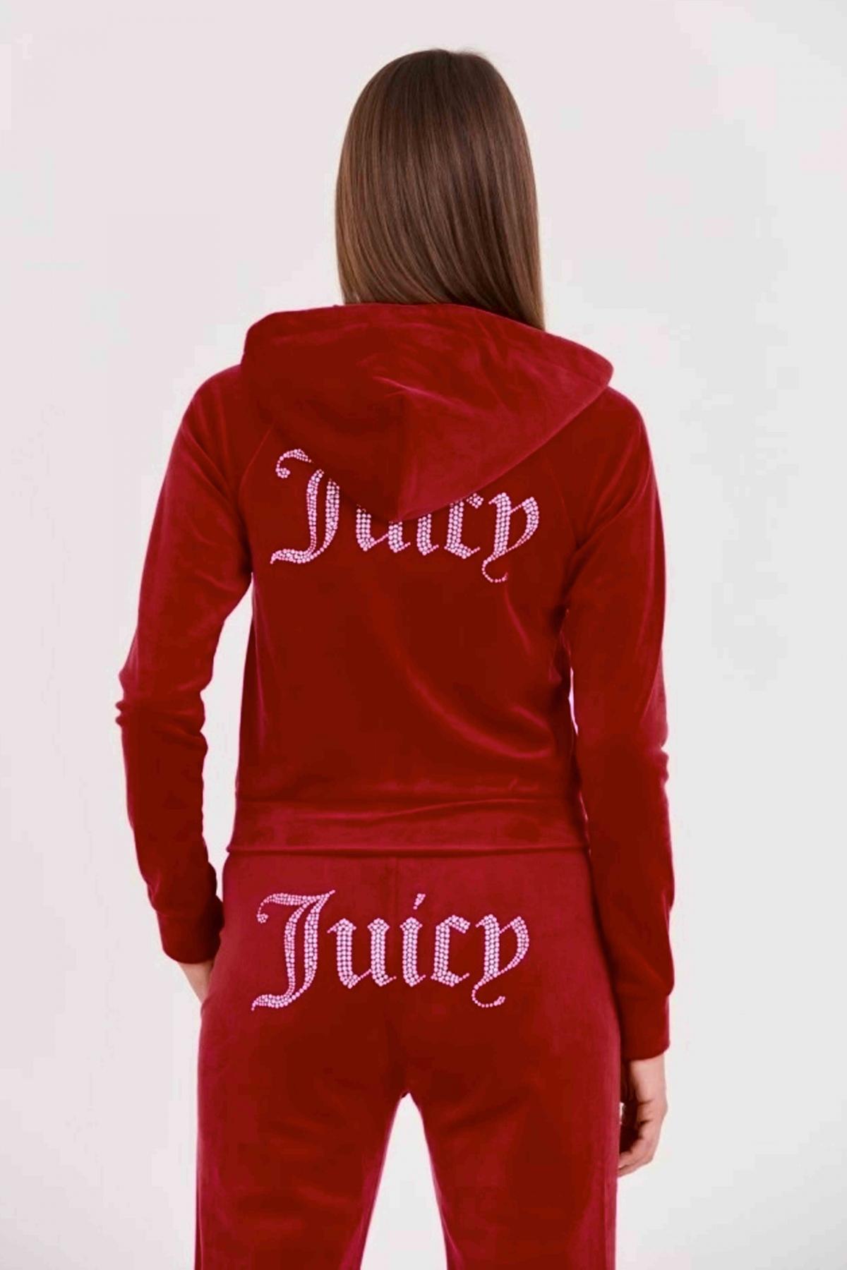 JUICY COUTURE MADISON HOODIES CLA en color ROJO (2)