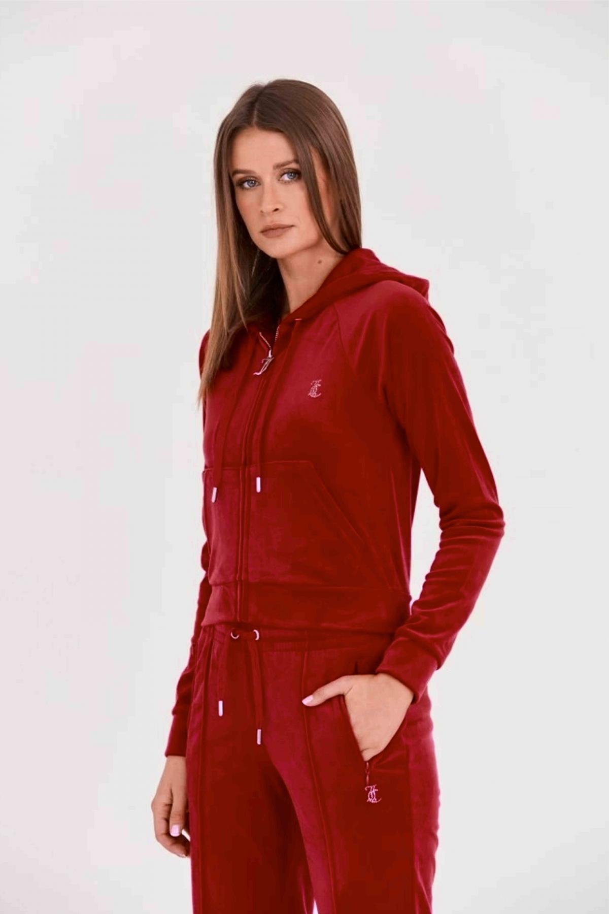 JUICY COUTURE MADISON HOODIES CLA en color ROJO (3)