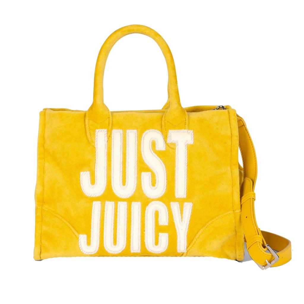 JUICY COUTURE IRIS PATCH VELVET M en color AMARILLO (4)