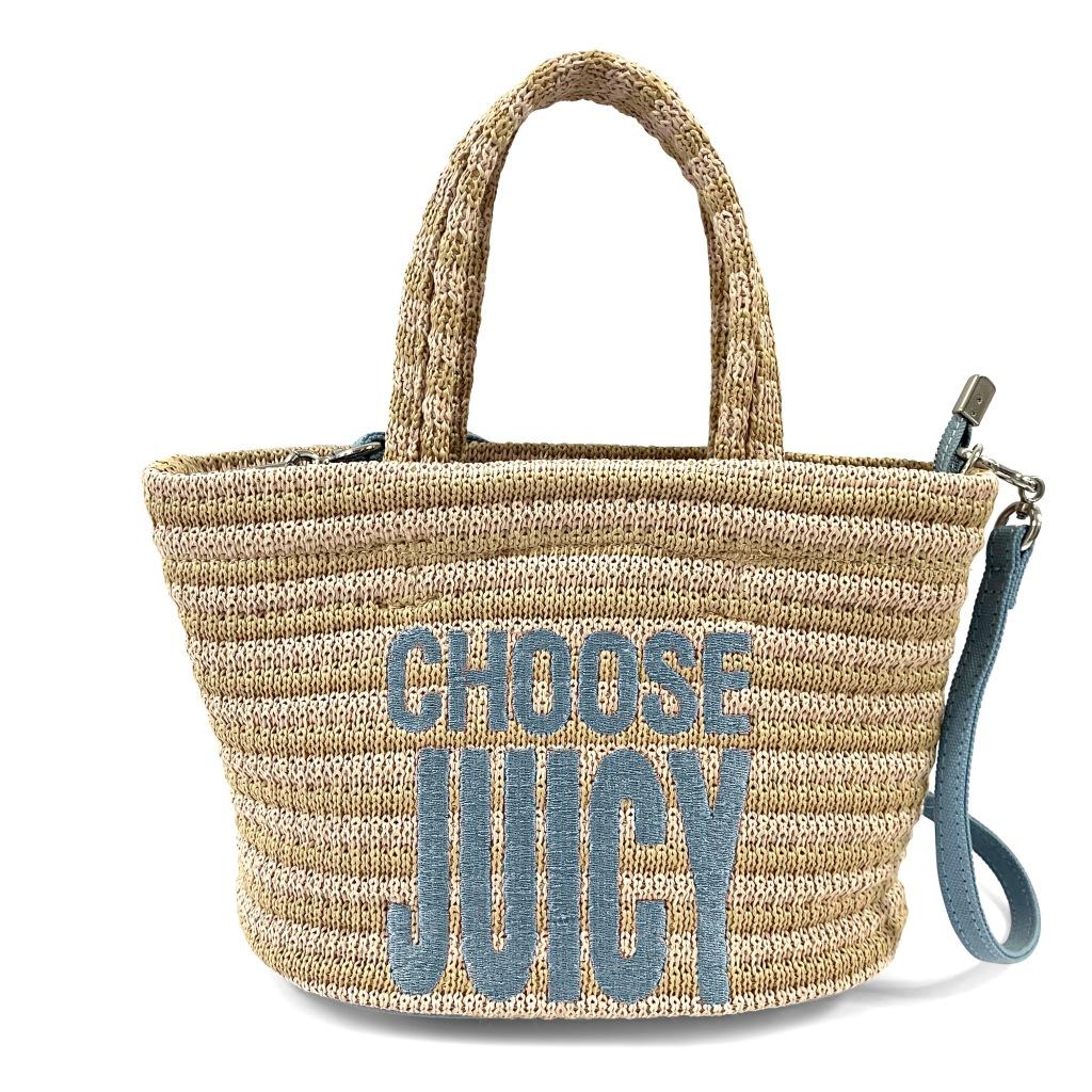 JUICY COUTURE NORA STRAW M en color AZUL (4)