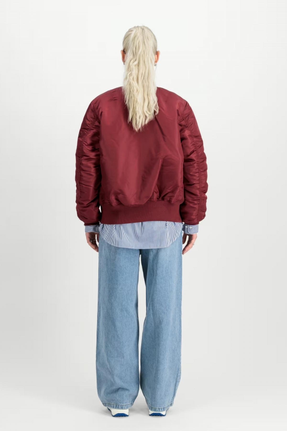 ALPHA INDUSTRIES MA- HERITAGE en color BURDEOS (4)