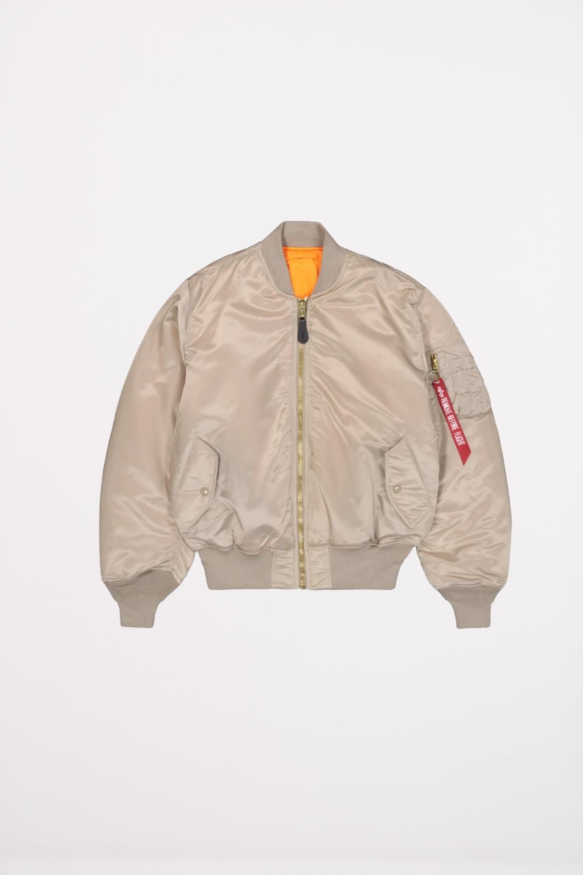 ALPHA INDUSTRIES MA- HERITAGE en color MARRON CLARO (2)