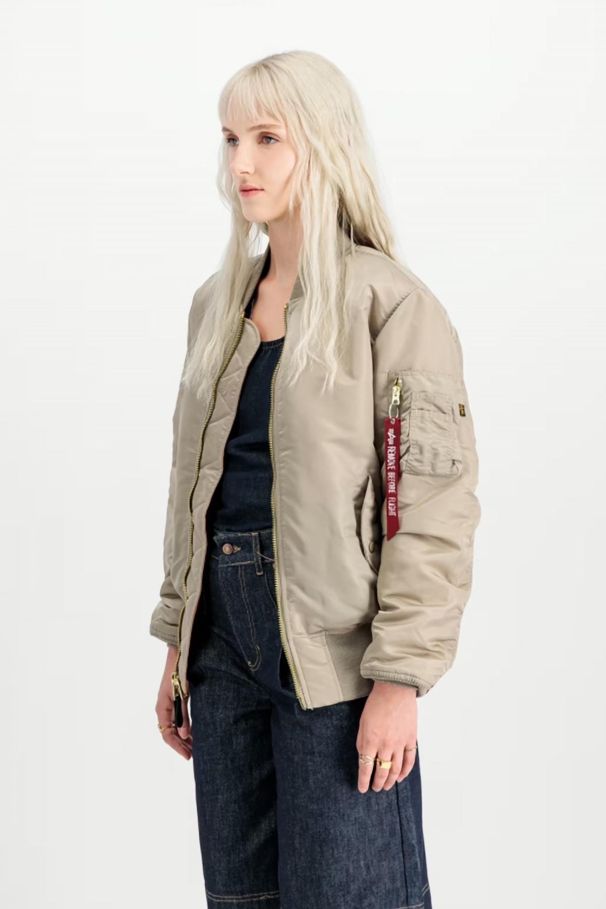 ALPHA INDUSTRIES MA- HERITAGE en color MARRON CLARO (3)