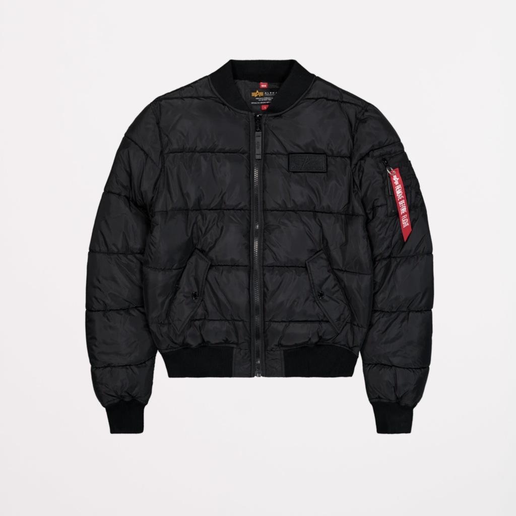 ALPHA INDUSTRIES MA- PUFFER BOMBER en color NEGRO (3)