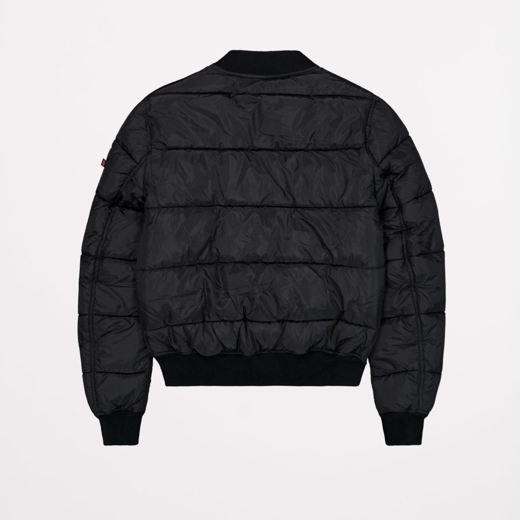 ALPHA INDUSTRIES MA- PUFFER BOMBER en color NEGRO (4)