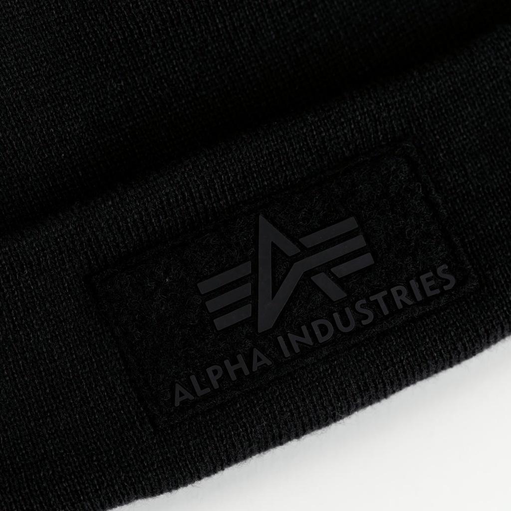 ALPHA INDUSTRIES VLC BEANIE en color NEGRO (6)