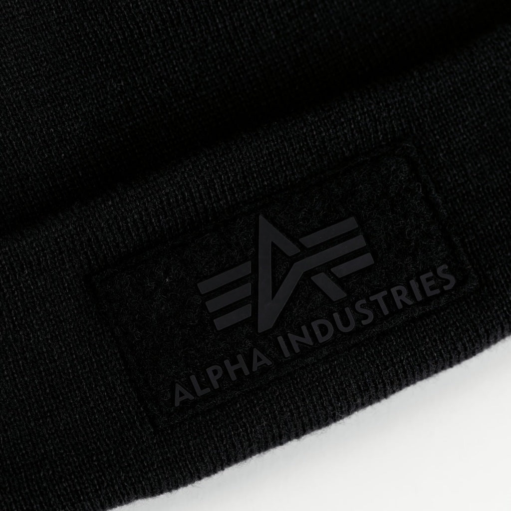 ALPHA INDUSTRIES VLC BEANIE en color NEGRO (6)