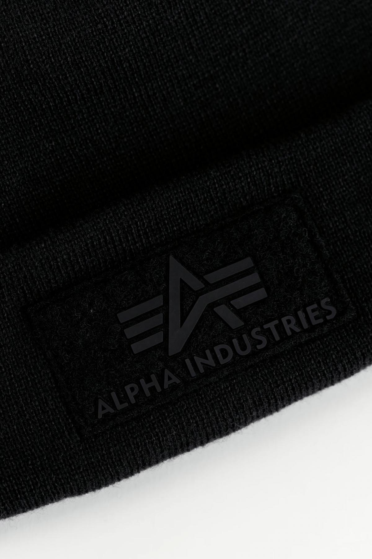 ALPHA INDUSTRIES VLC BEANIE en color NEGRO (3)
