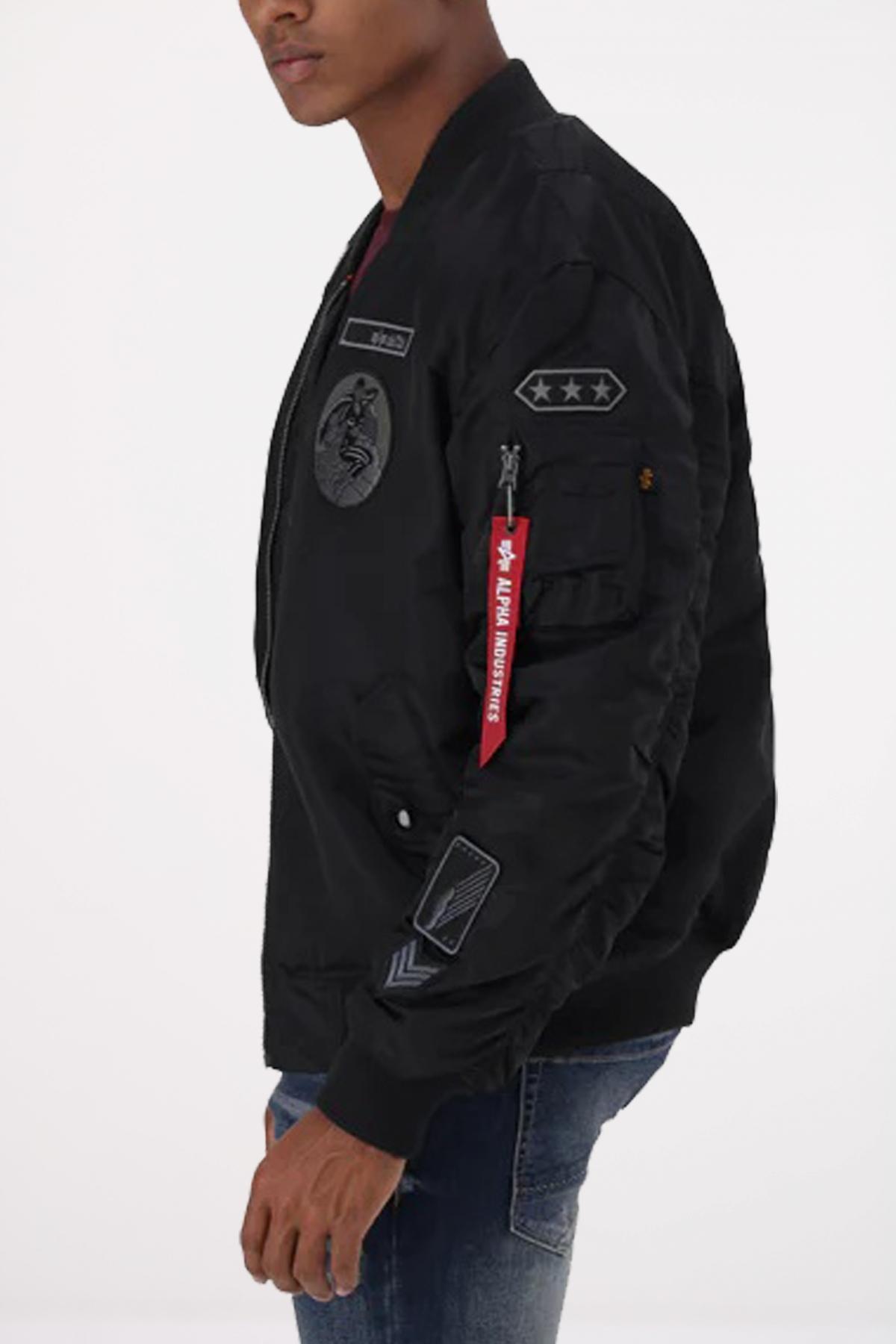 ALPHA INDUSTRIES MA- PATCH en color NEGRO (2)