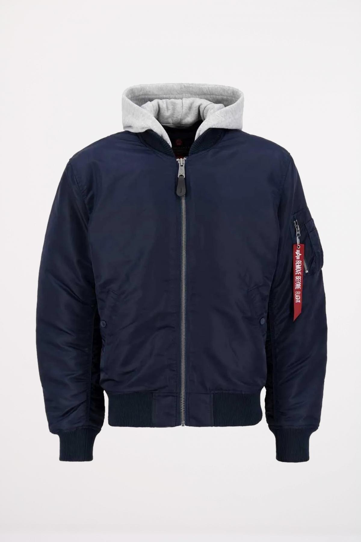 ALPHA INDUSTRIES MA- ZH BACK EMB en color AZUL (2)