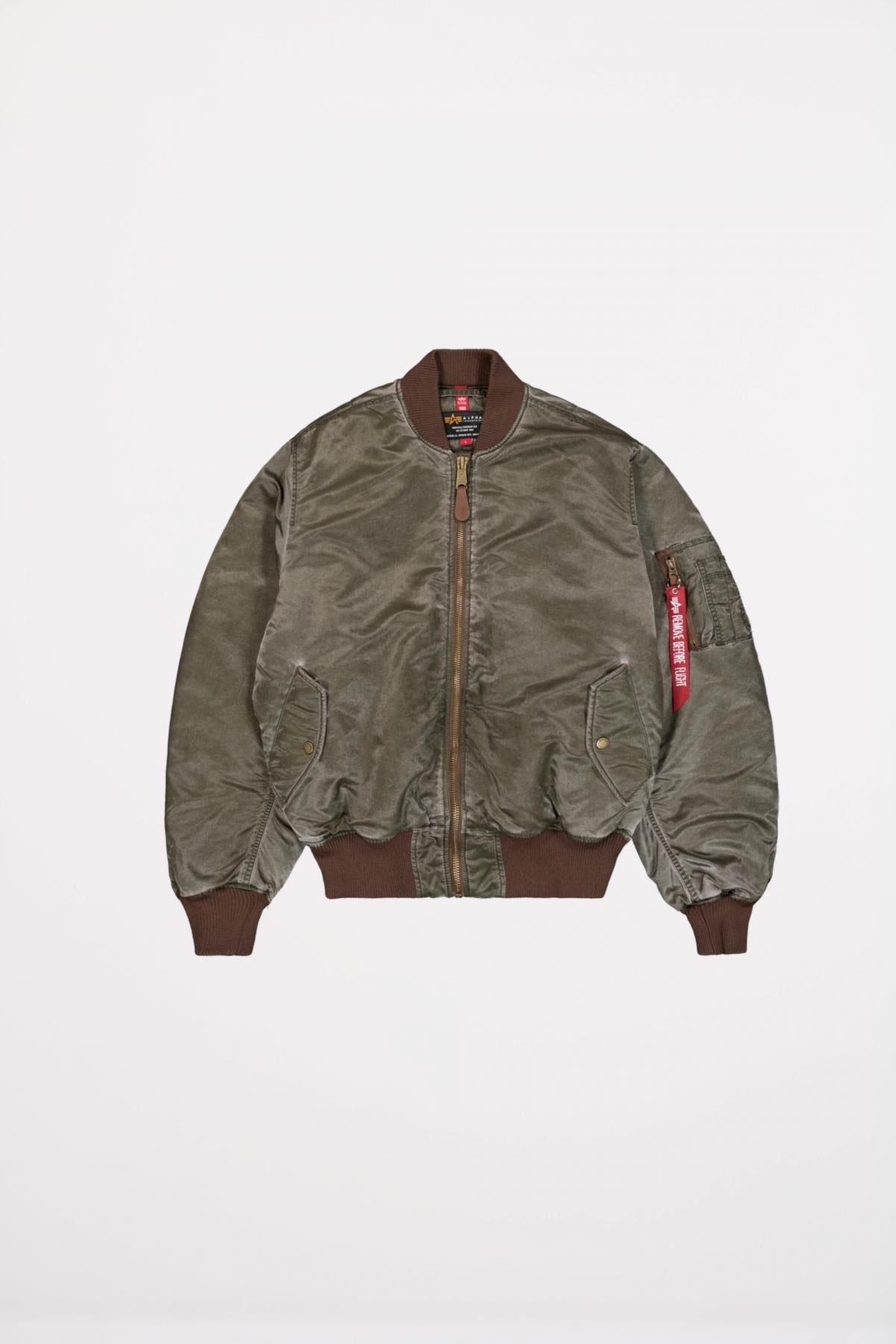 ALPHA INDUSTRIES MA- VINTAGE en color VERDE (2)